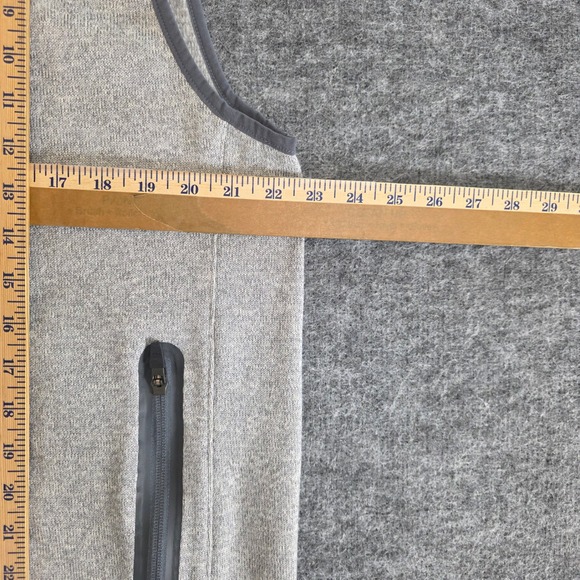 Straight Down Vest Mens XL Gray Dallas Stars Fleece Full Zip Pockets Golf - Picture 9 of 11